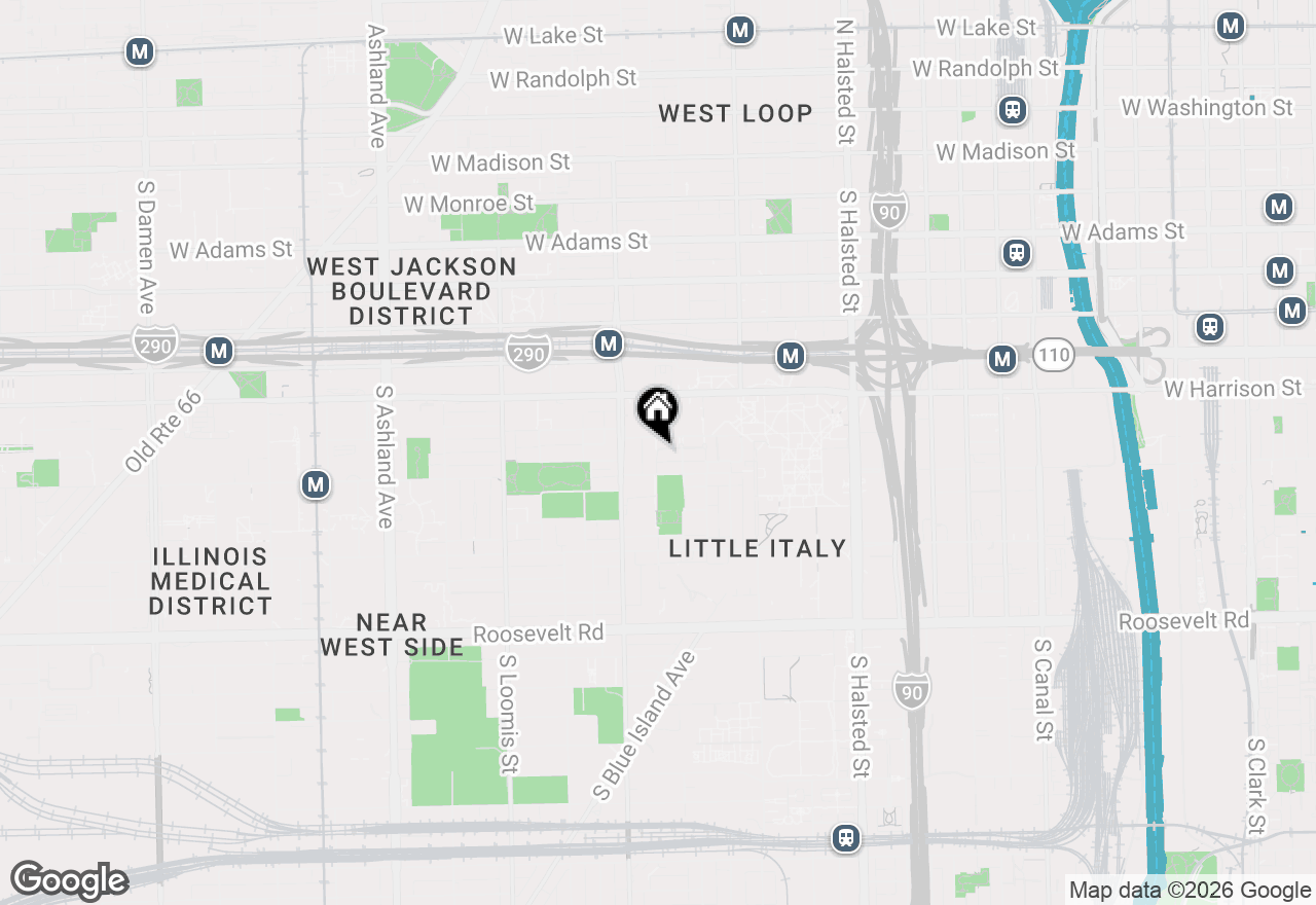 Map of 715 S May Street #3N, Chicago, IL 60607
