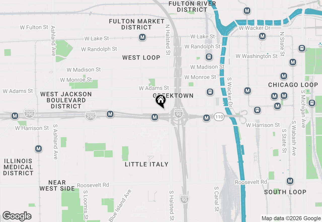 Map of 400 S Green Street #308, Chicago, IL 60607