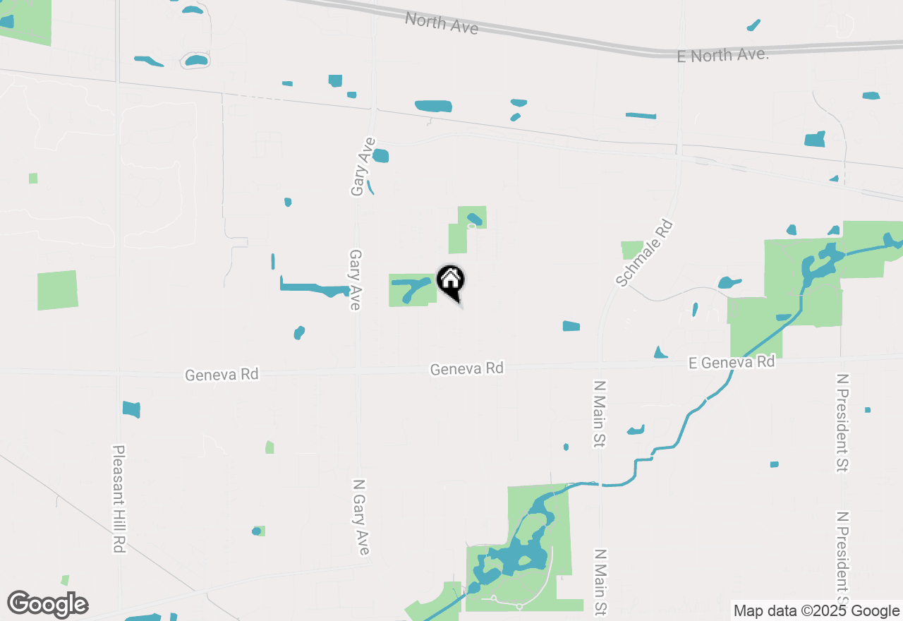 Map of 1N140 Ellis Avenue, Carol Stream, IL 60188