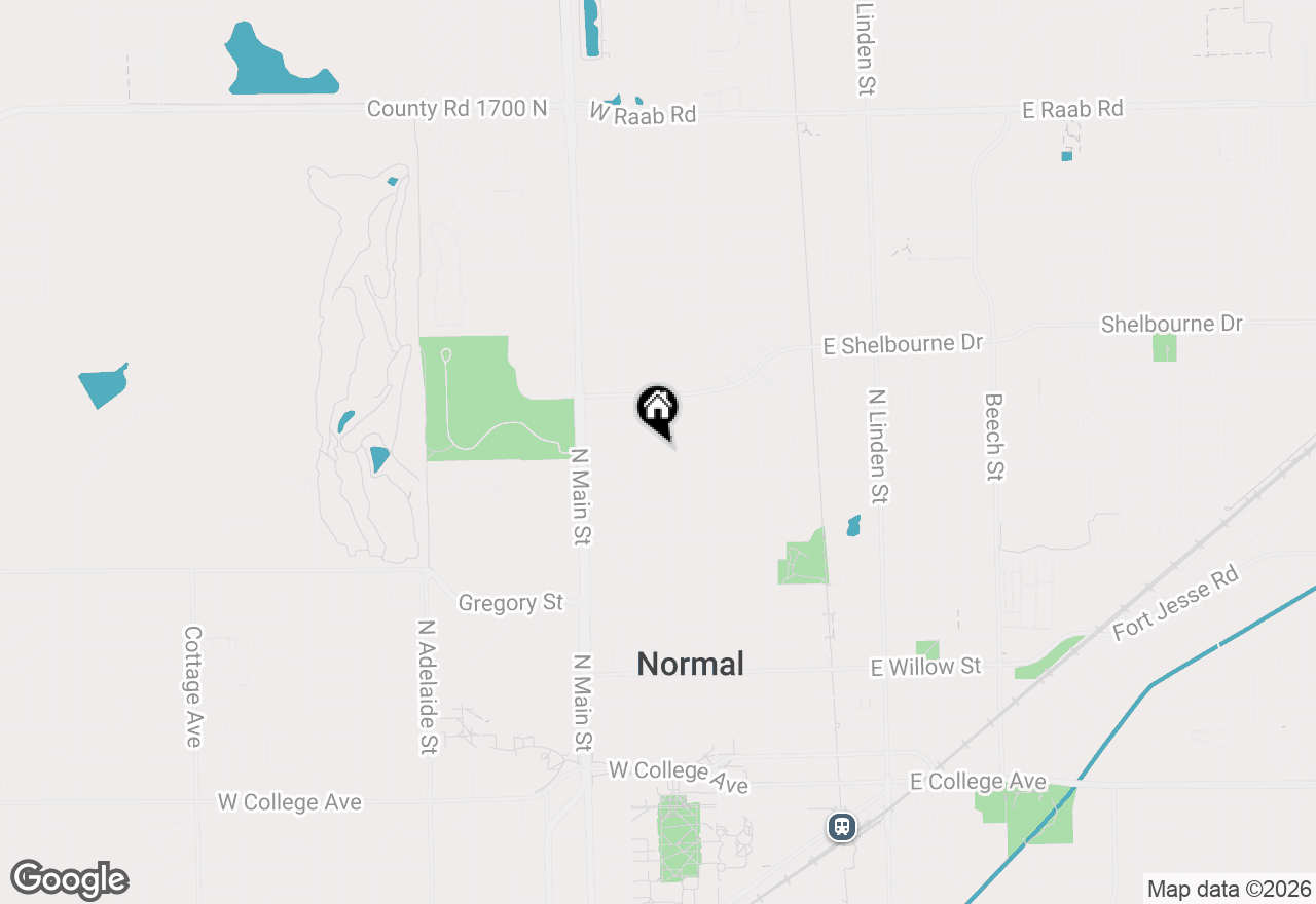 Map of 821 Normal Avenue, Normal, IL 61761