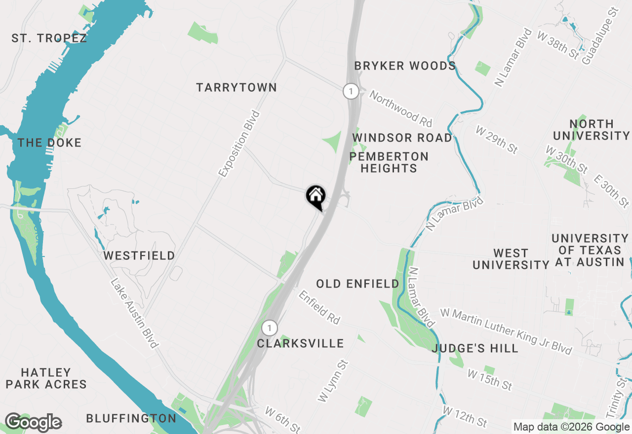 Map of 2009 Winsted Ln #A, Austin, TX 78703