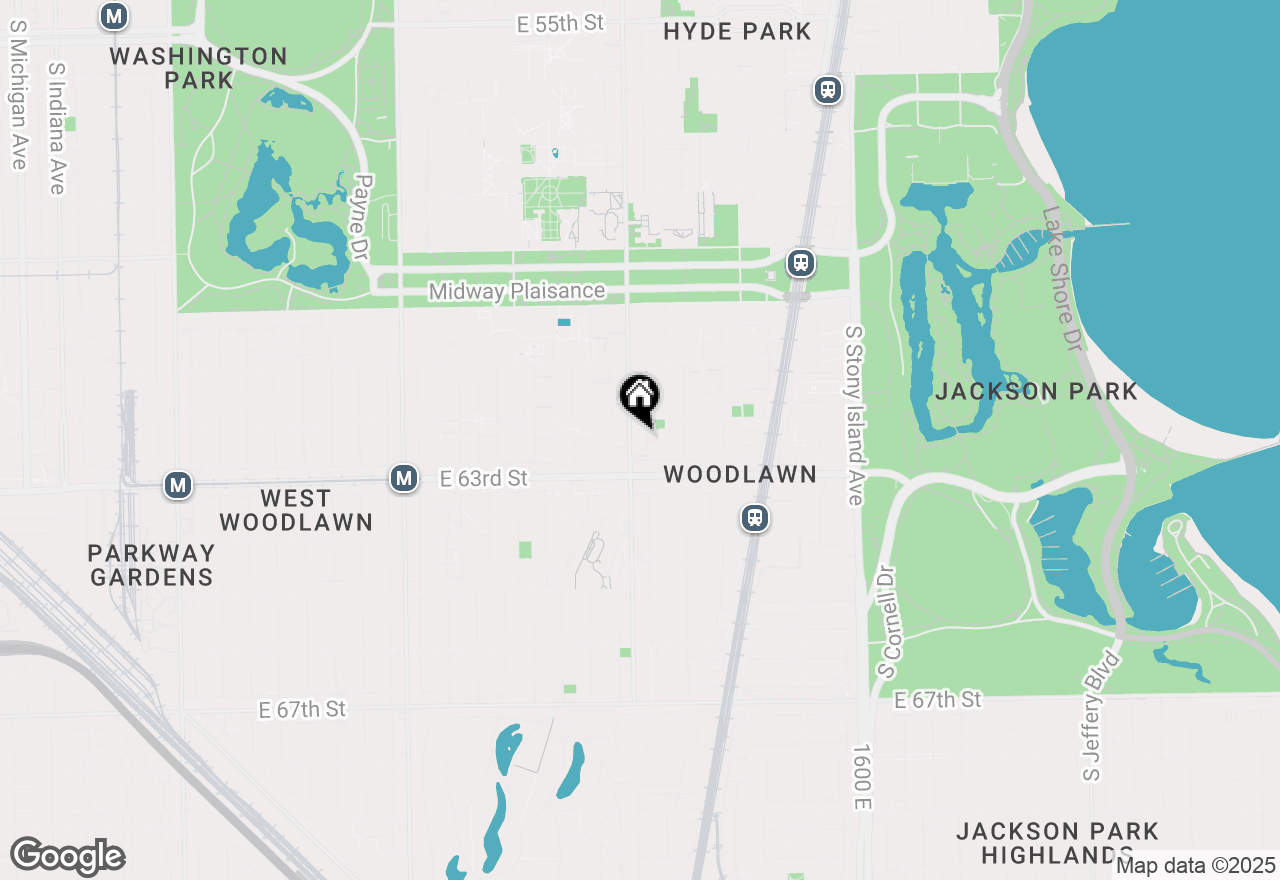 Map of 6223 S Woodlawn Avenue, Chicago, IL 60637
