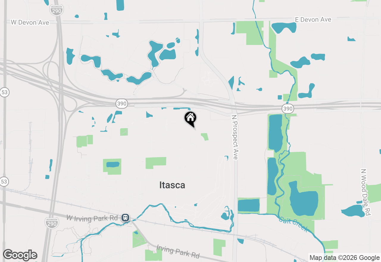 Map of 805 N Arlington Heights Road, Itasca, IL 60143