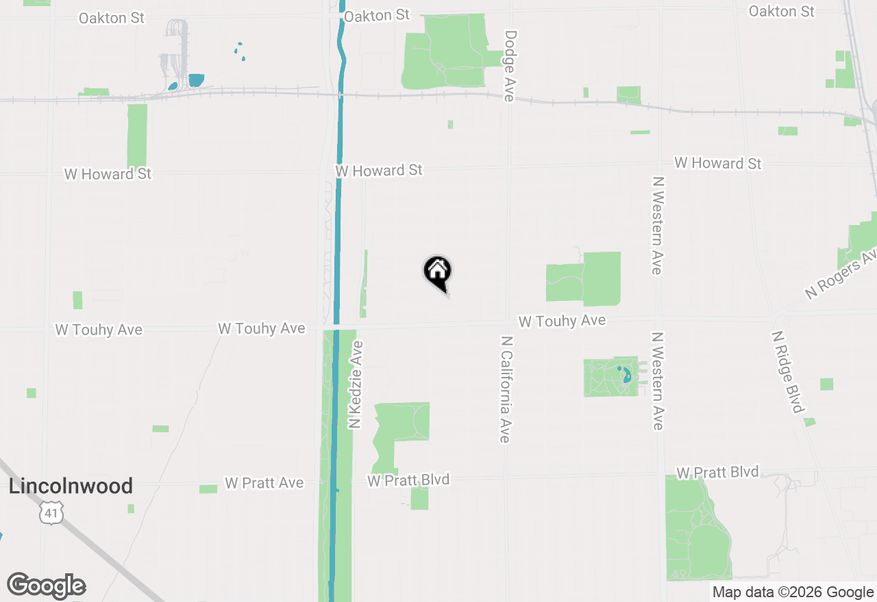 Map of 2950 W Jarlath Street, Chicago, IL 60645