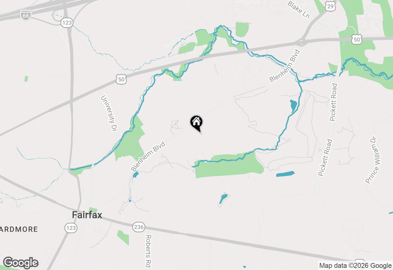 Map of 3609 Embassy Lane, Fairfax, VA 22030