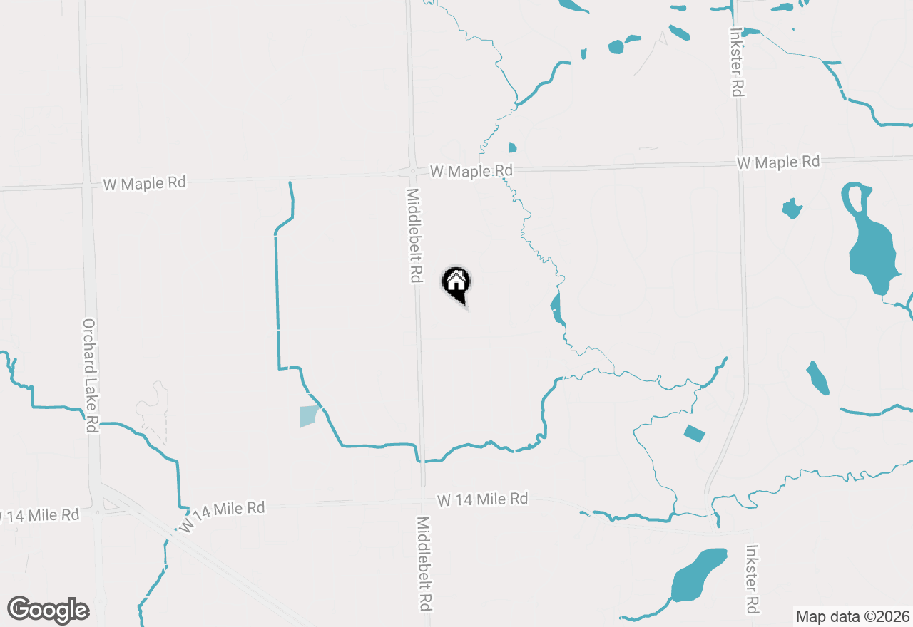 Map of 6920 Candlewood Trail, West Bloomfield, MI 48322