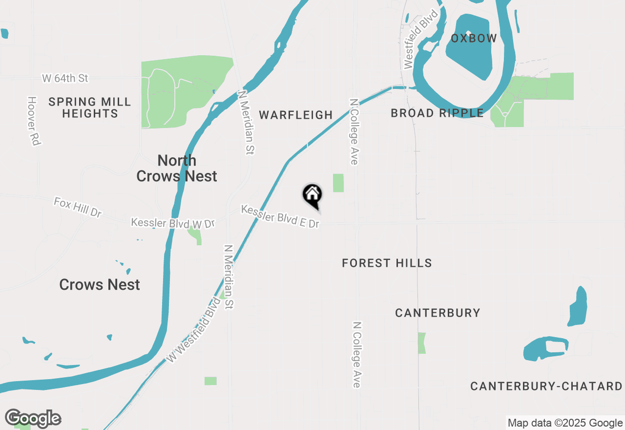 Map of 5919 Central Avenue, Indianapolis, IN 46220
