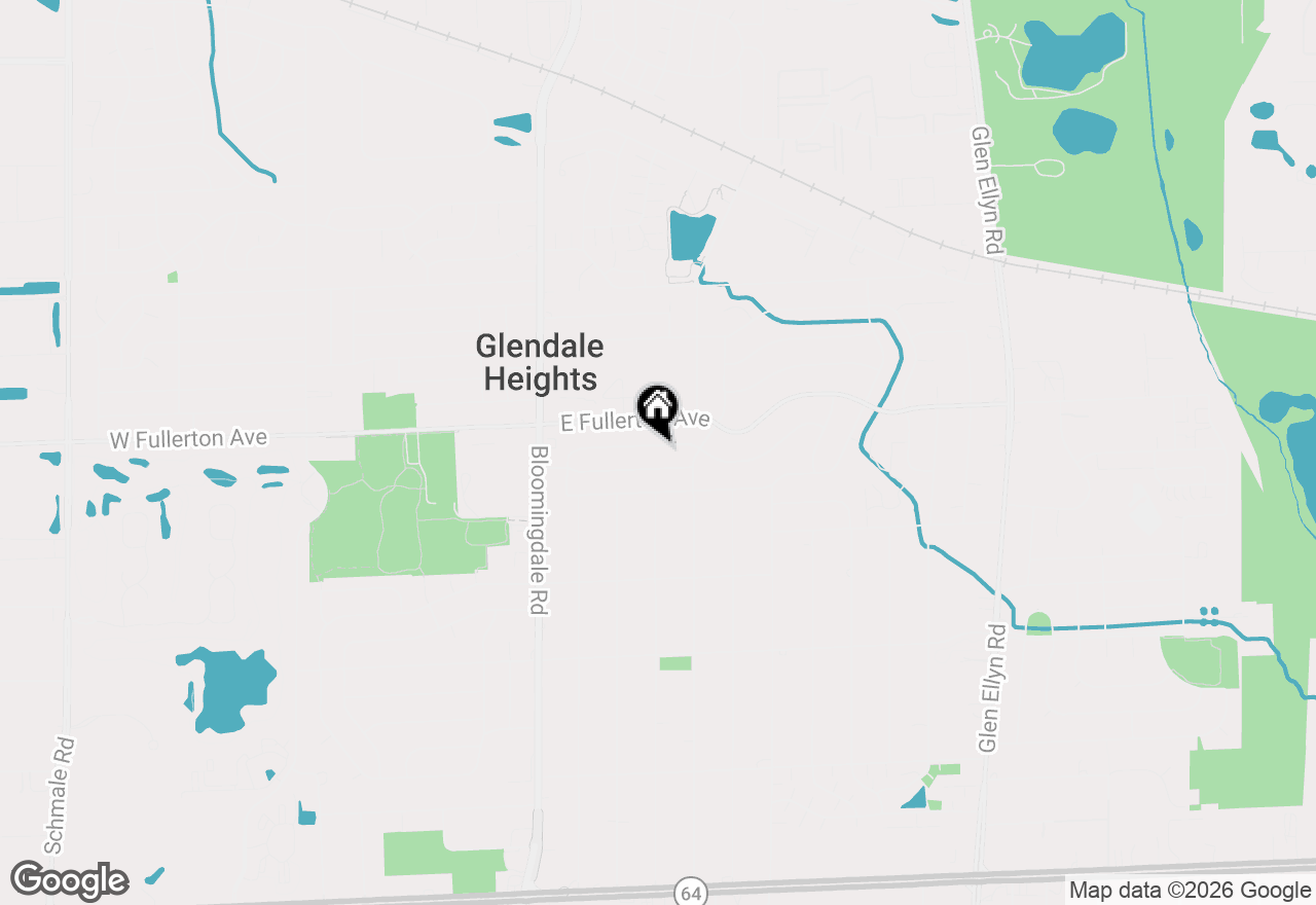 Map of 303 Mark Avenue, Glendale Heights, IL 60139