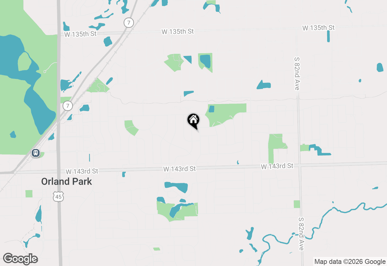 Map of 14045 Terry Drive, Orland Park, IL 60462