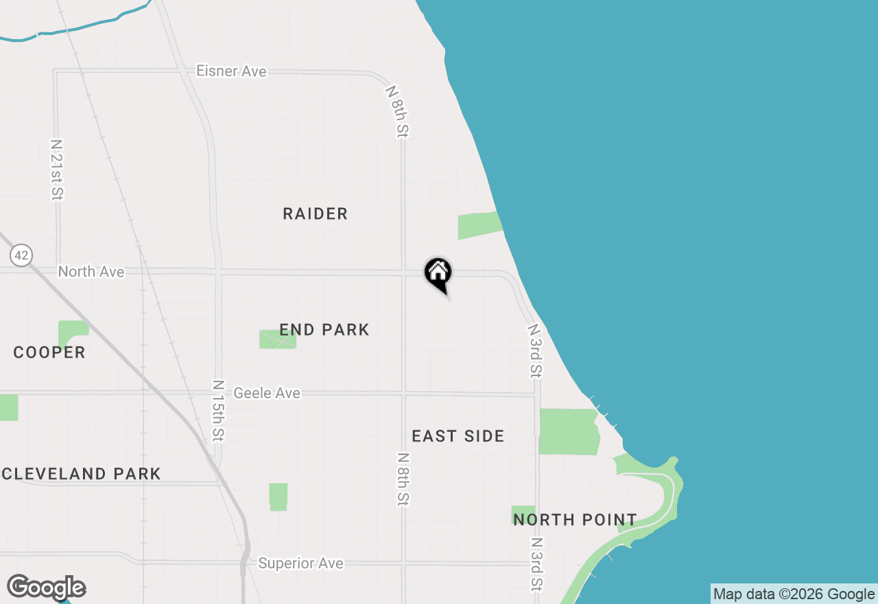 Map of 2607 N 7th St, Sheboygan, WI 53083