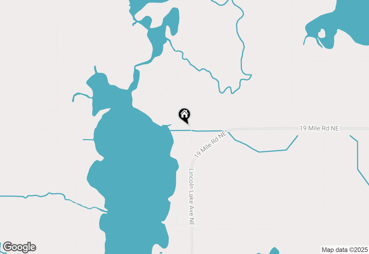 Map of 12715 Big Island Drive Ne, Gowen, MI 49326