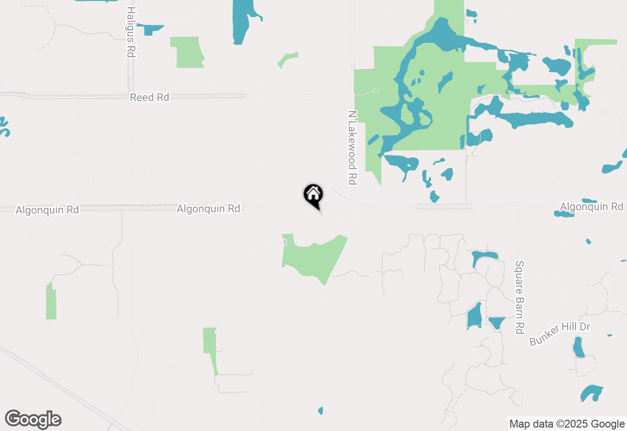 Map of 5443 Whitmore Way, Lake In The Hills, IL 60156