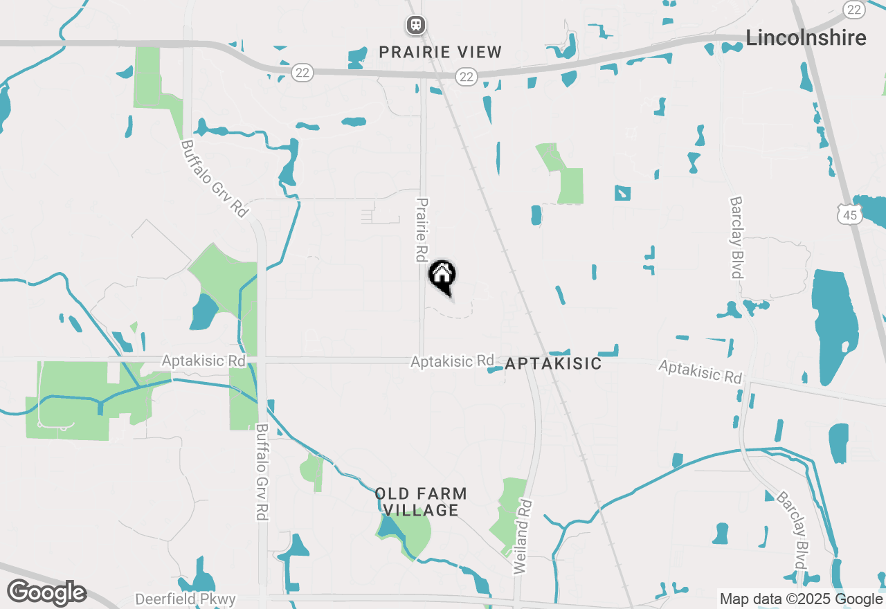 Map of 2252 Avalon Drive, Buffalo Grove, IL 60089