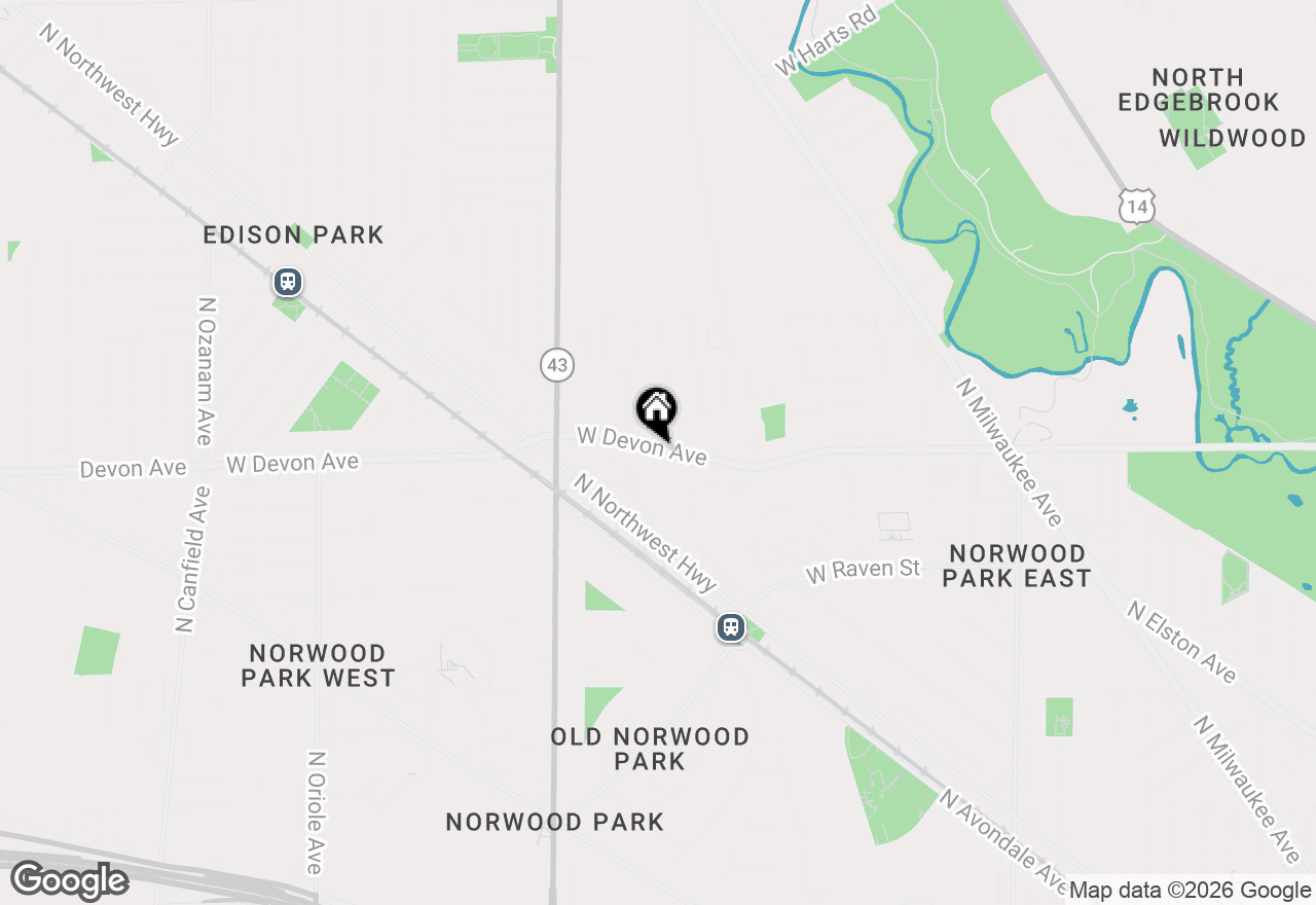 Map of 6345 N Nordica Avenue, Chicago, IL 60631