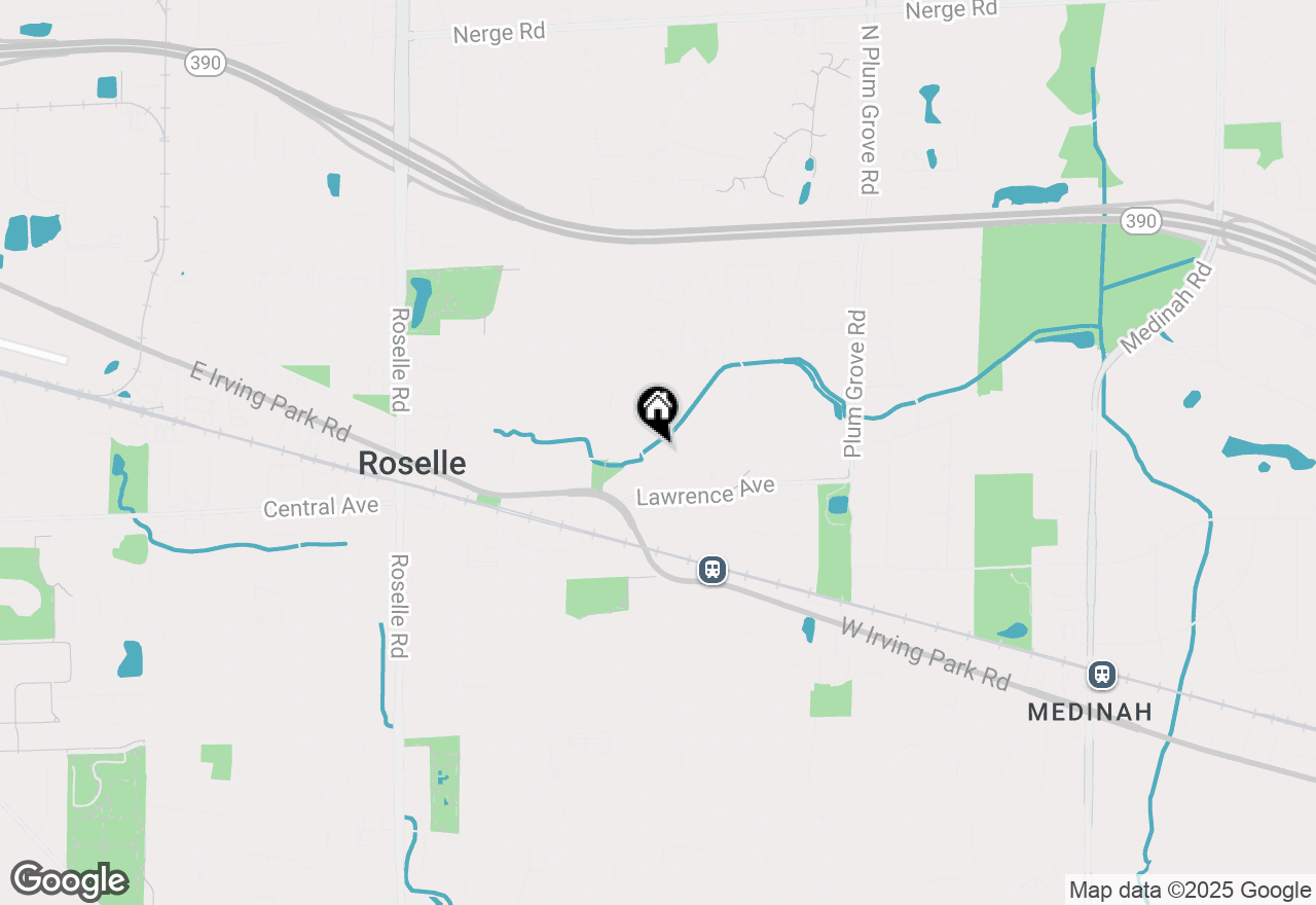 Map of 450 Dee Lane, Roselle, IL 60172