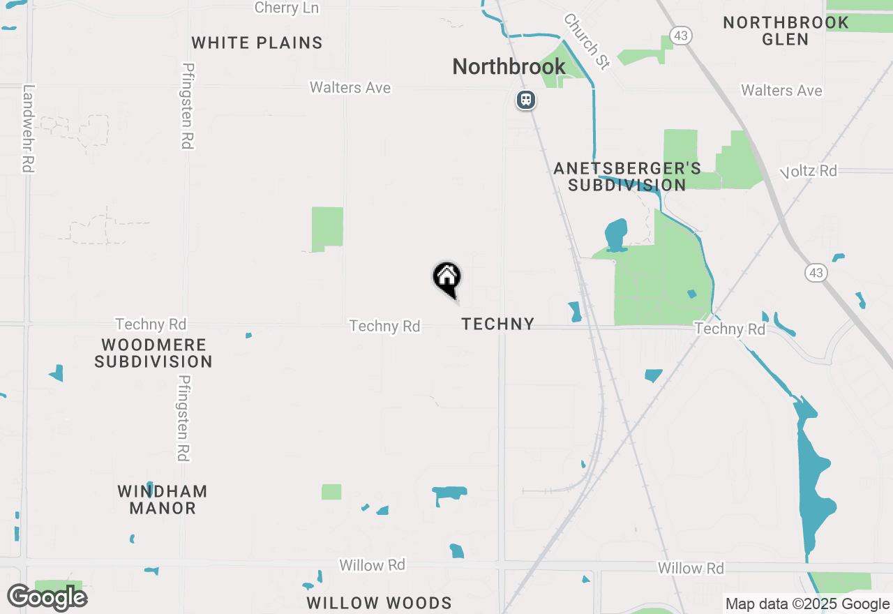 Map of 1960 Summerton, Northbrook, IL 60062