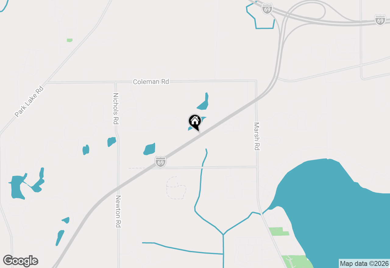 Map of 1954-1964 E Saginaw Street, East Lansing, MI 48823