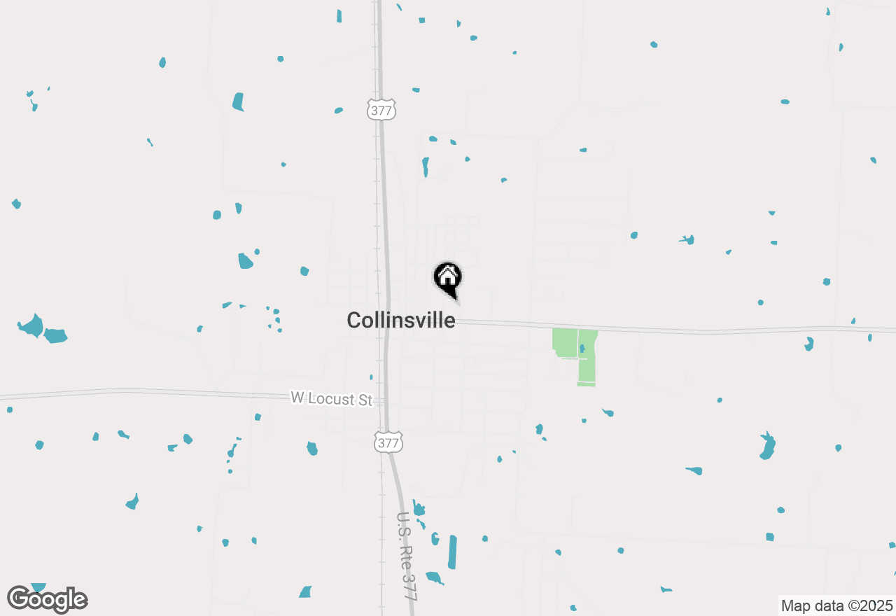 Map of 211 Church Street, Collinsville, TX 76233