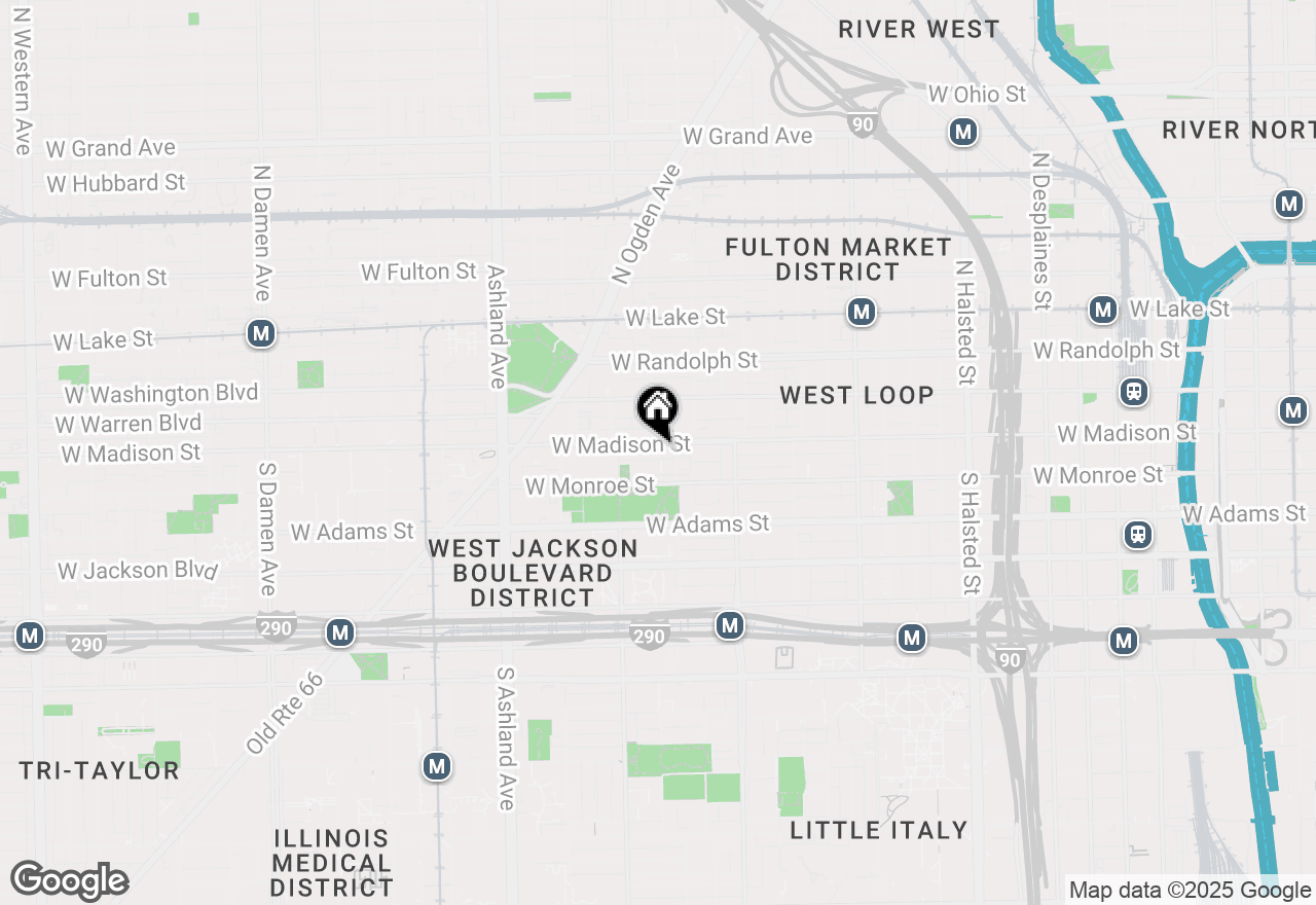 Map of 1301 W Madison Street #311, Chicago, IL 60607