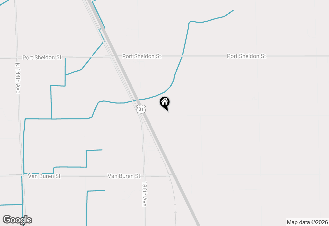 Map of 13433 Bingham Street, Holland, MI 49424