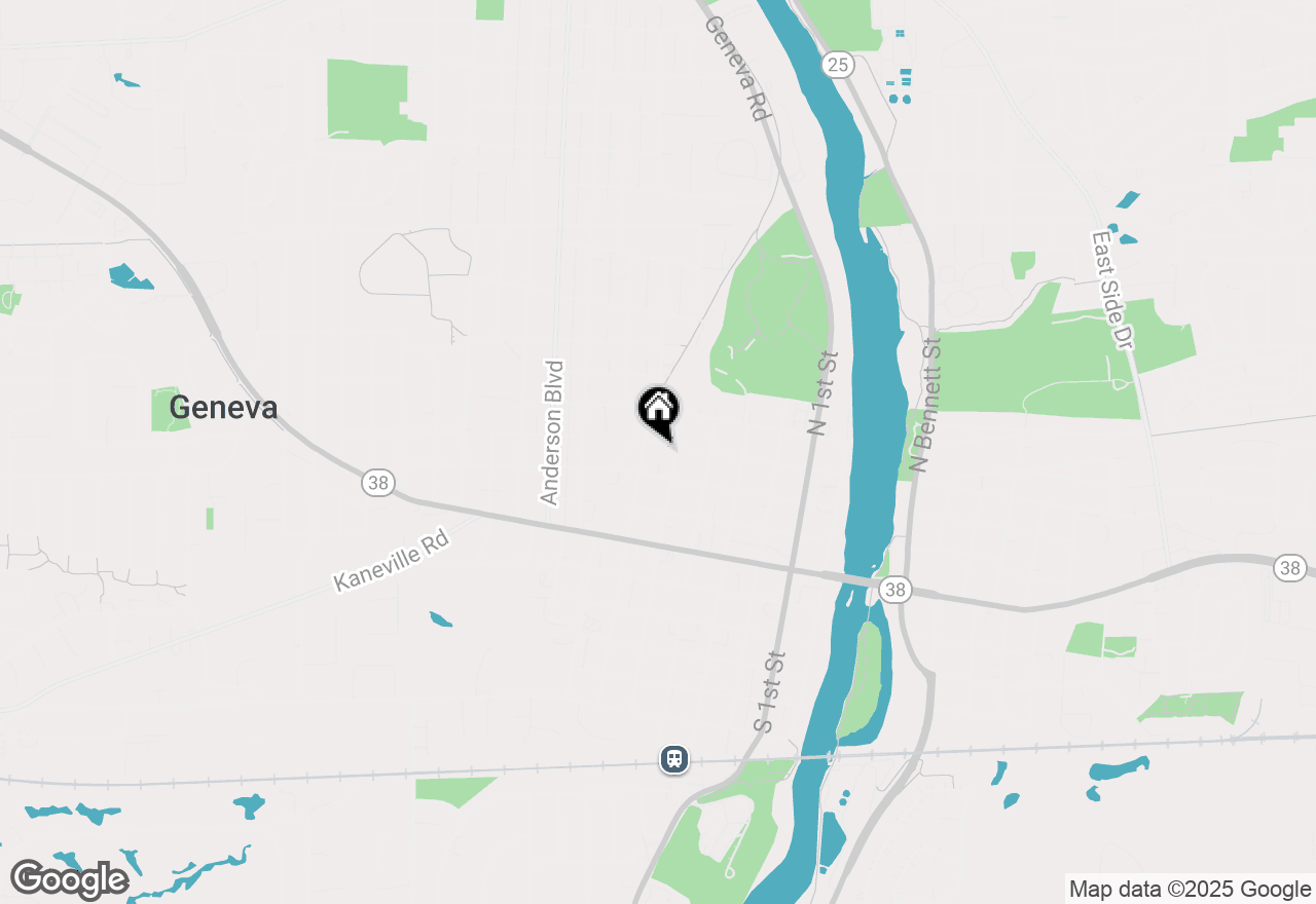 Map of 516 Ford Street, Geneva, IL 60134