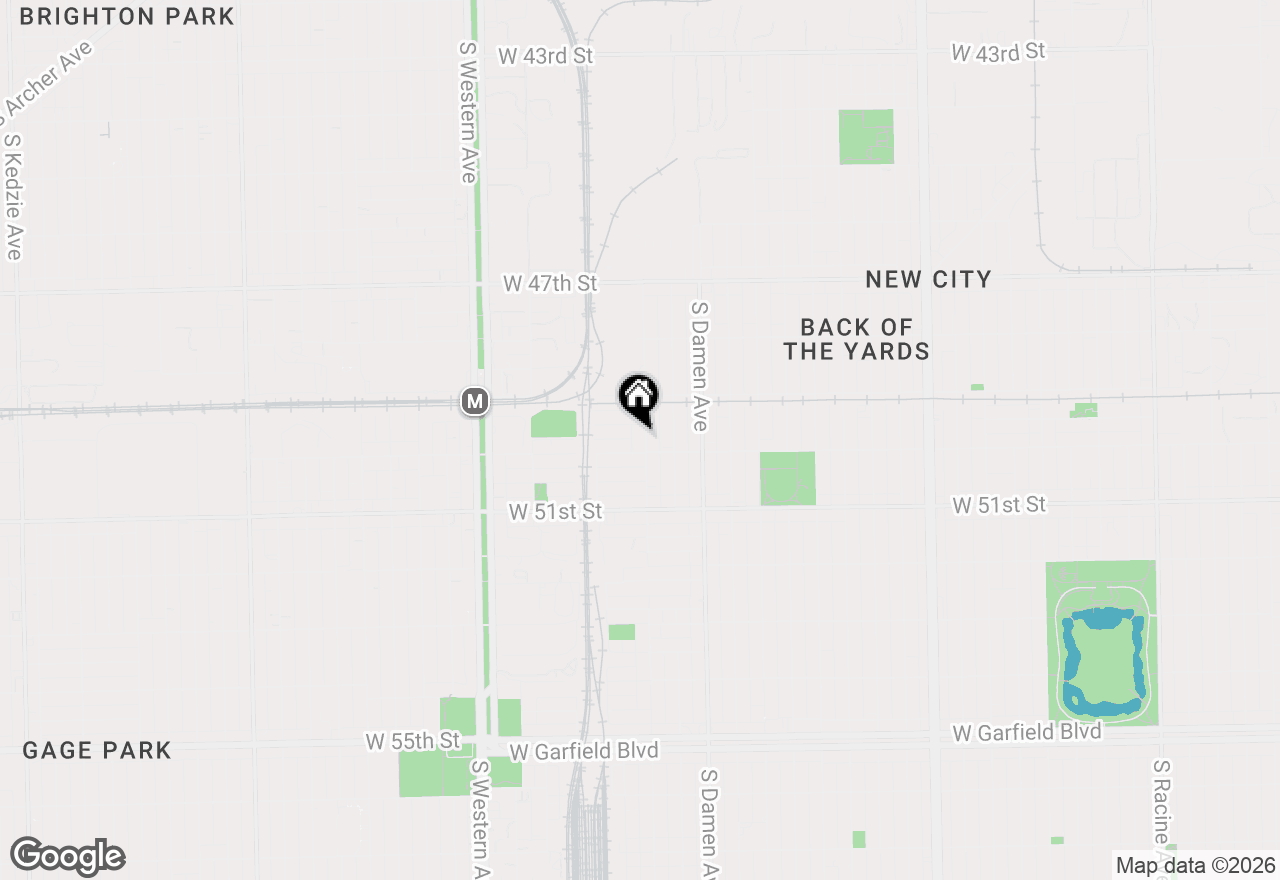 Map of 4946 S Hoyne Avenue, Chicago, IL 60609