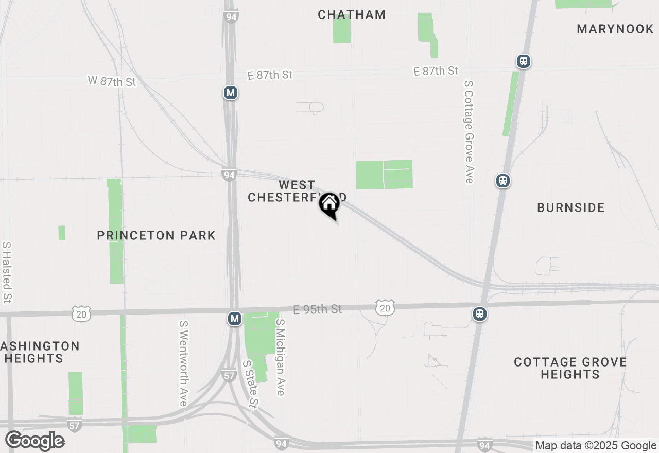 Map of 9213 S Forest Avenue, Chicago, IL 60619