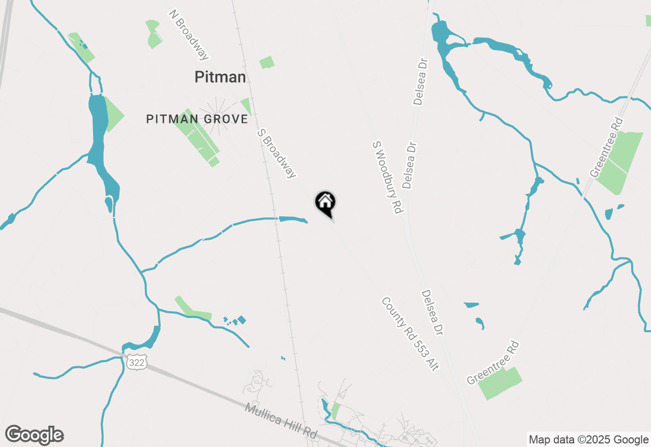 Map of 1043 A N Main Street, Glassboro, NJ 08028