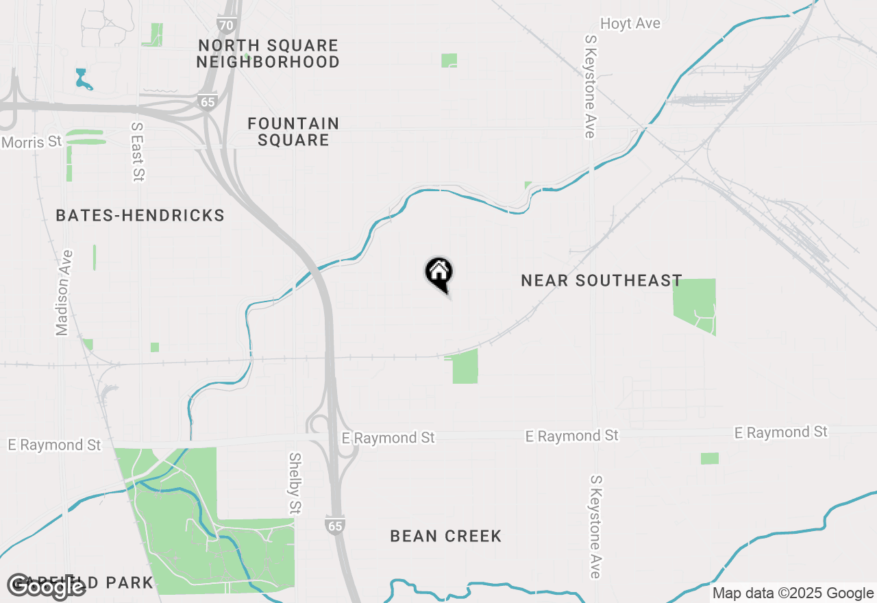 Map of 1730 S State Avenue, Indianapolis, IN 46203