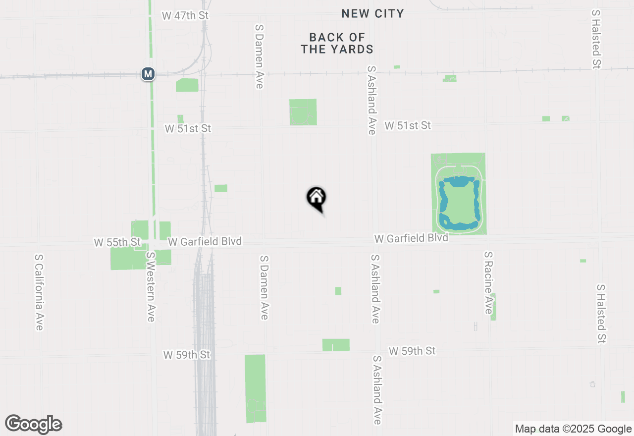 Map of 5412 S Wood Street, Chicago, IL 60609