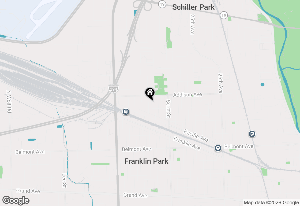 Map of 3521 Sarah Street, Franklin Park, IL 60131