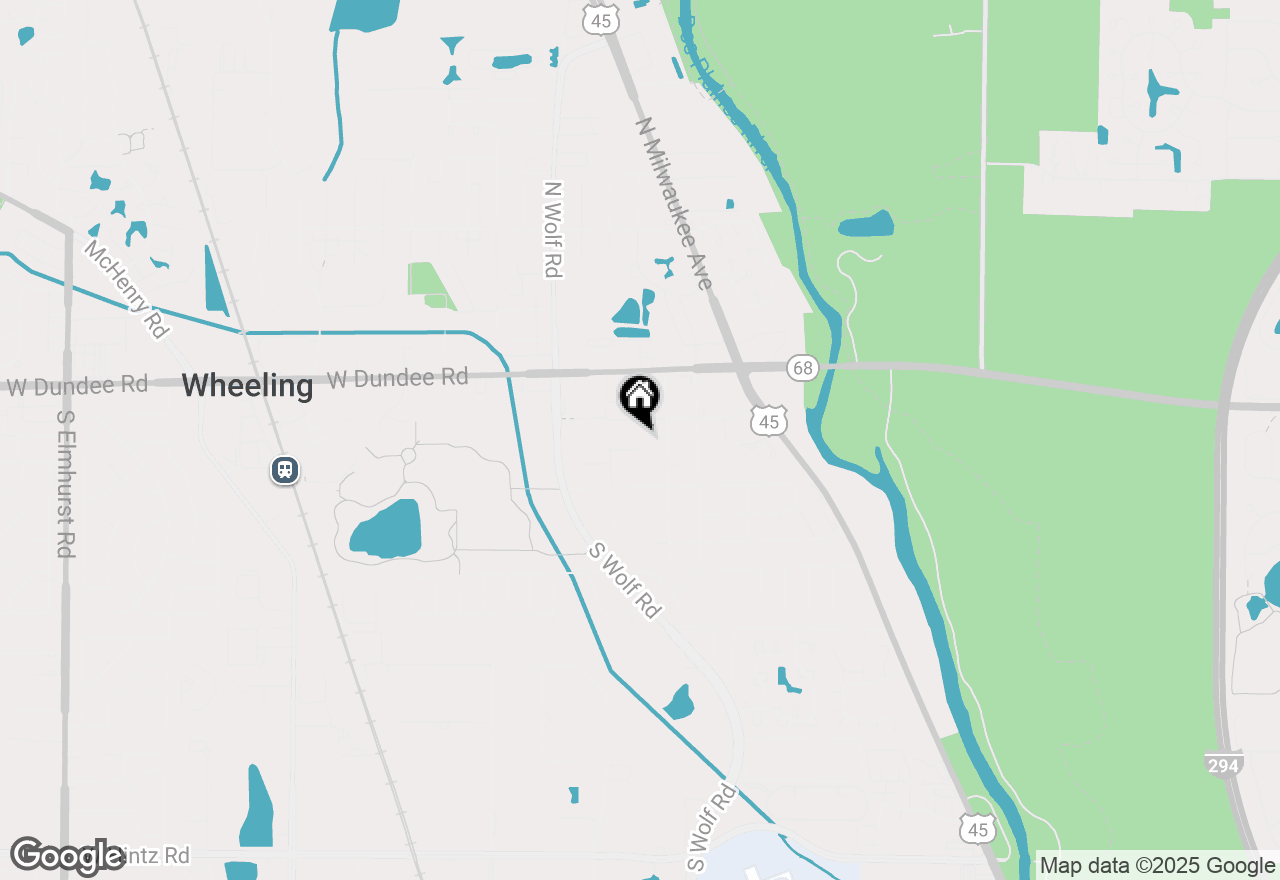 Map of 186 Sunrise Drive, Wheeling, IL 60090