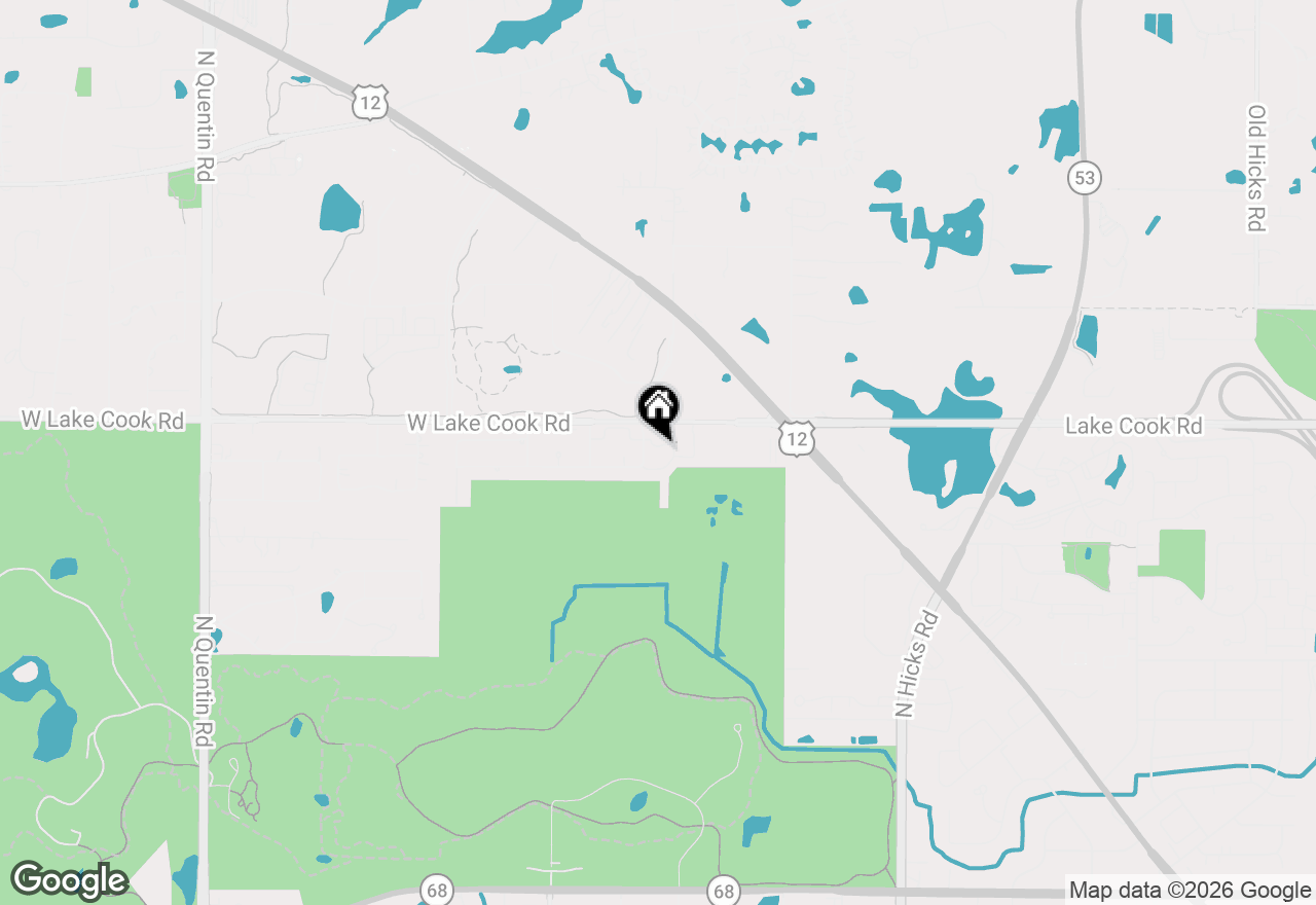 Map of (Address confidential), Palatine, Illinois 60067