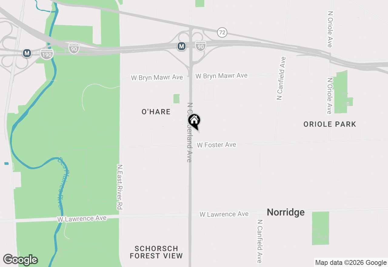 Map of 8348 W Farragut Street, Norridge, IL 60706