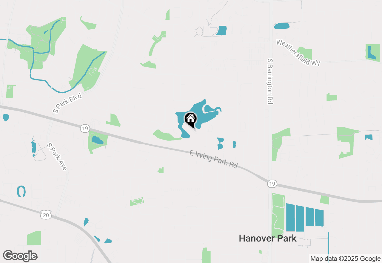 Map of 61 King Drive, Streamwood, IL 60107