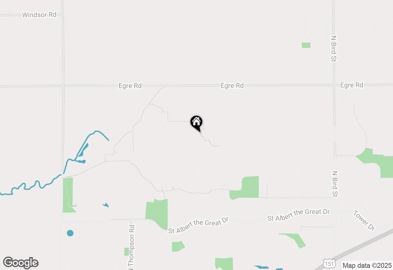 Map of 1563 Black Wolf Trail, Sun Prairie, WI 53590