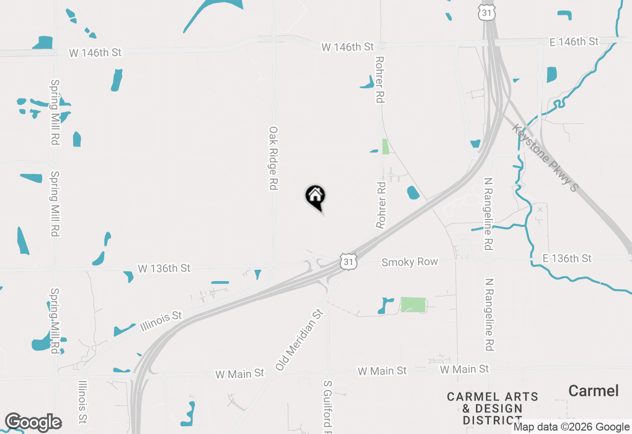 Map of 13719 Roswell Drive, Carmel, IN 46032
