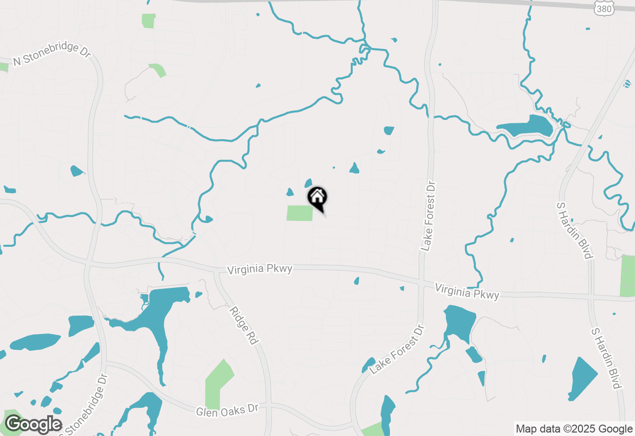 Map of 5505 Pandale Valley Drive, Mckinney, TX 75071