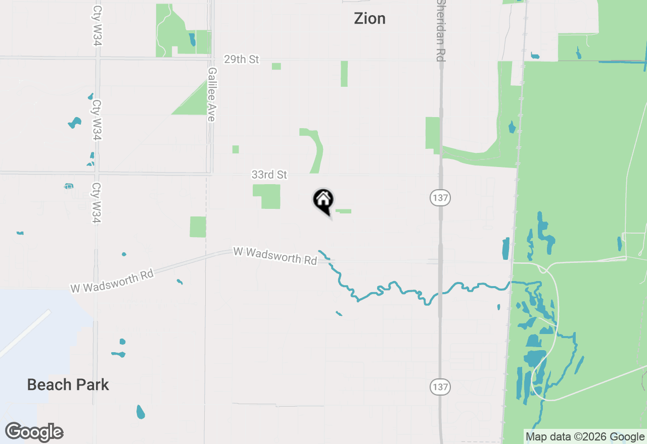 Map of 39294 N North Avenue, Beach Park, IL 60099