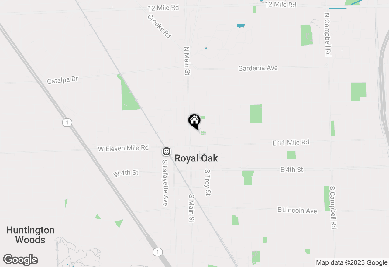 Map of 350 N Main Street #912, Royal Oak, MI 48067