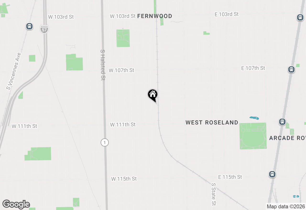 Map of 10933 S Eggleston Avenue, Chicago, IL 60628
