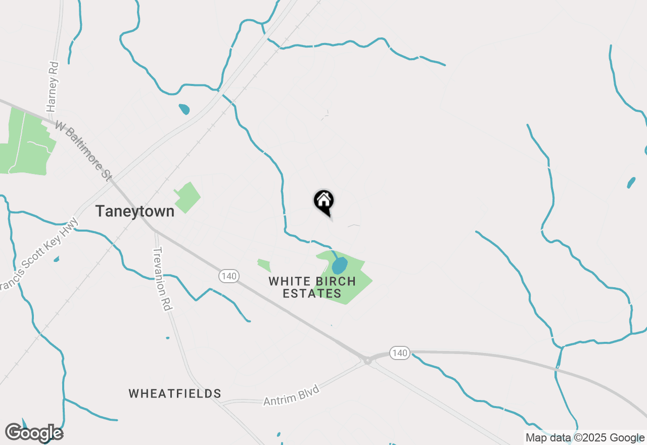 Map of 21 Bancroft Street, Taneytown, MD 21787