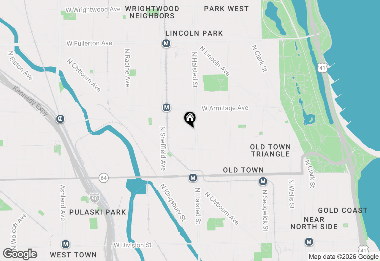 Map of 1871 N Dayton Street, Chicago, IL 60614