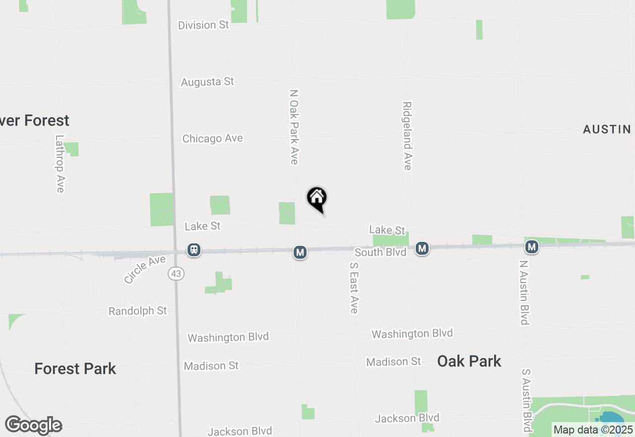 Map of 147 N Euclid Avenue #307, Oak Park, IL 60302