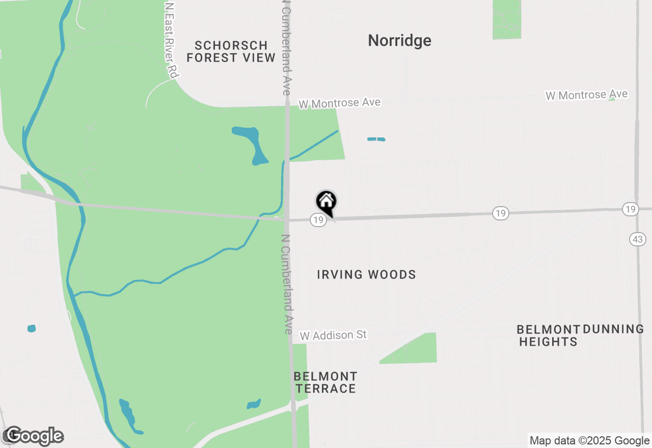 Map of 8239 W Irving Park Road, Chicago, IL 60634