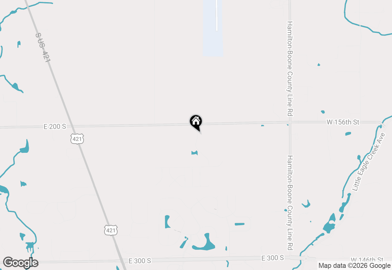 Map of 2370 Red Squirrel Way, Zionsville, IN 46077