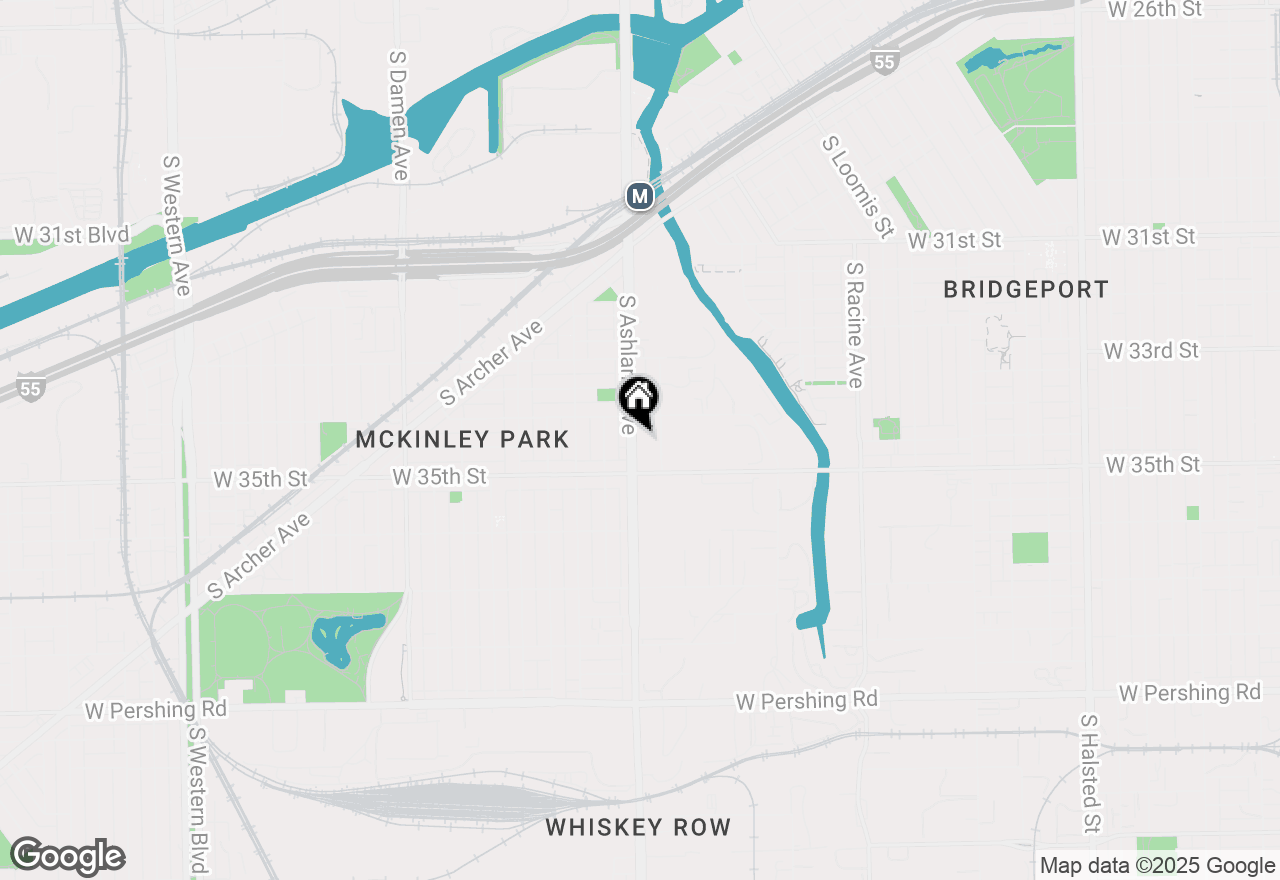 Map of 3425 S Ashland Avenue, Chicago, IL 60608