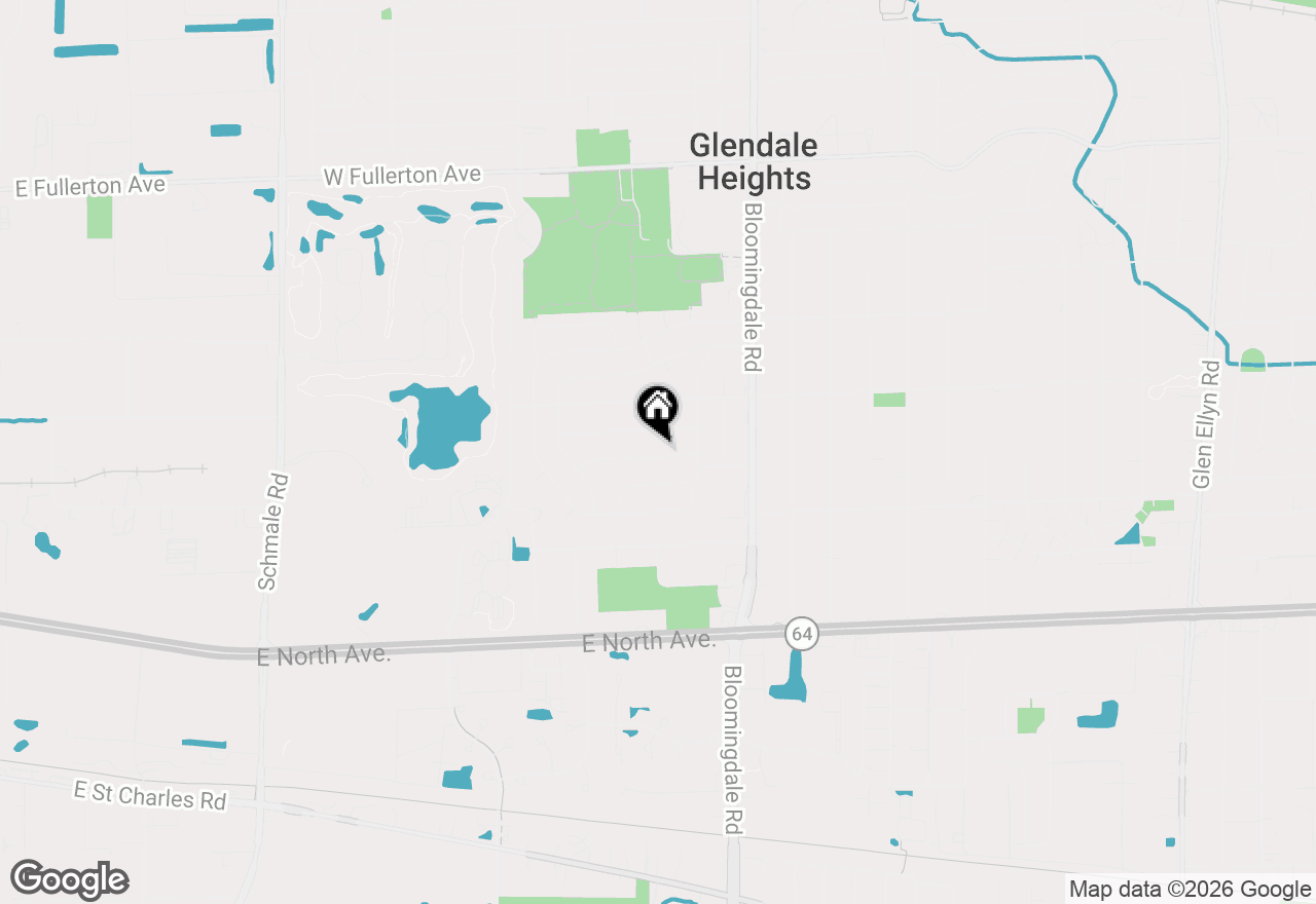 Map of 118 Windsor Lane, Glendale Heights, IL 60139