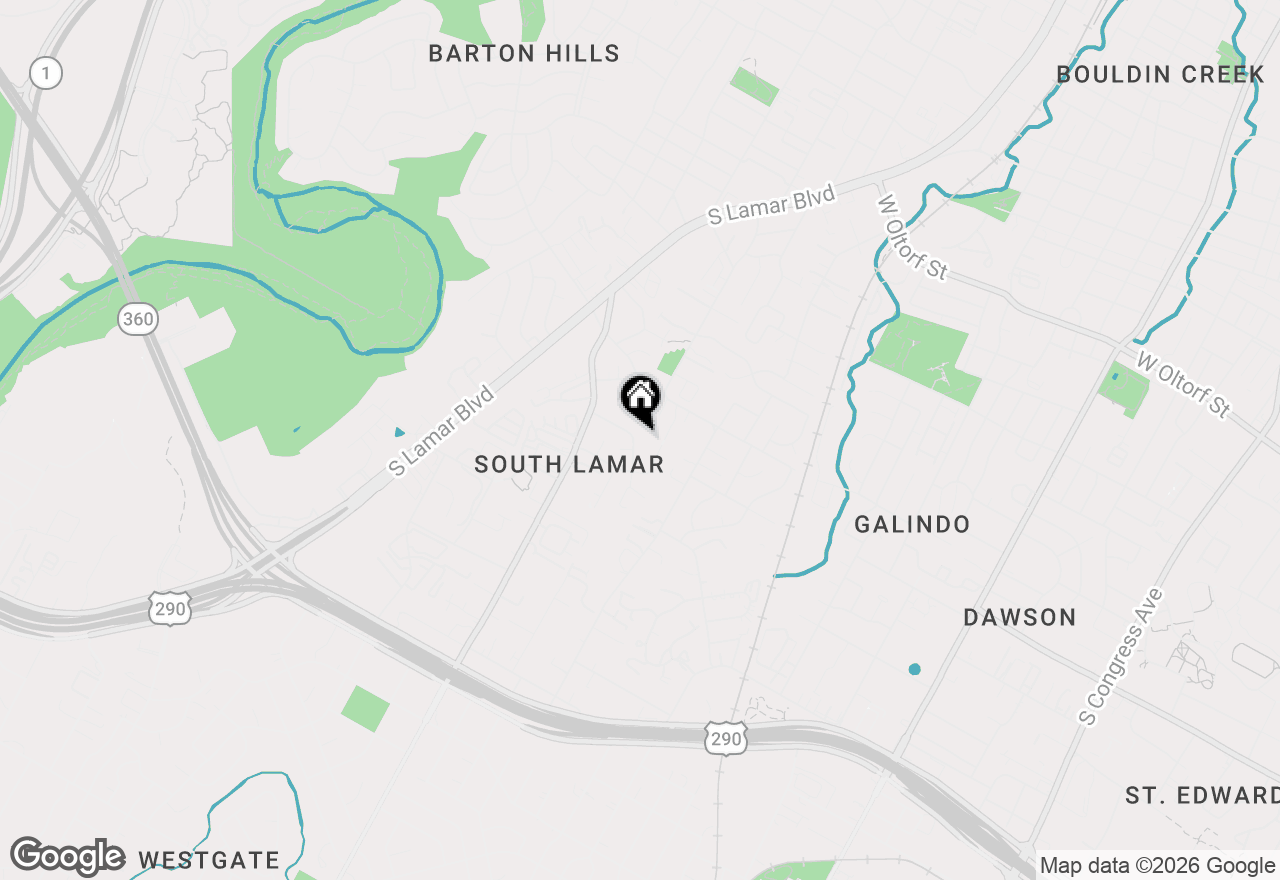 Map of 3403 Winfield Dr, Austin, TX 78704
