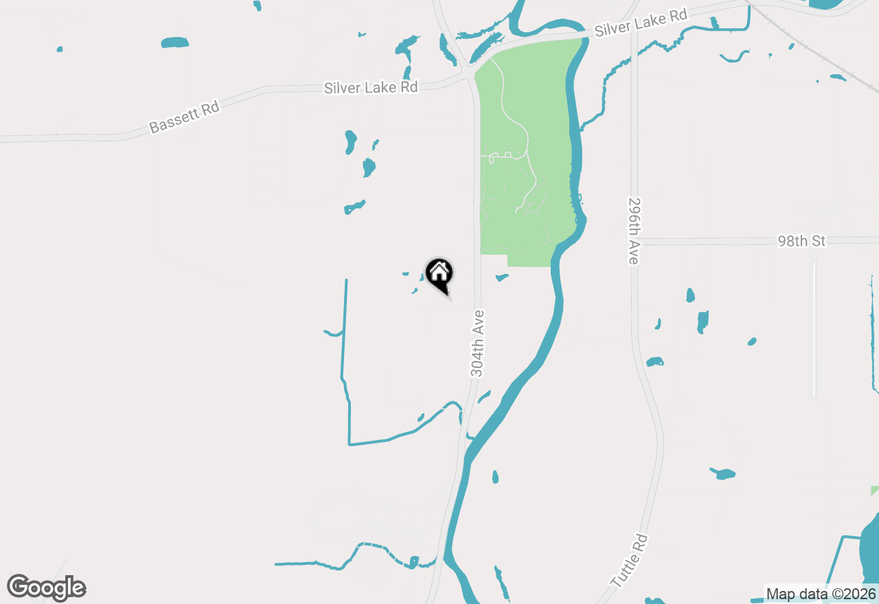 Map of 30526 101st St, Burlington, WI 53105